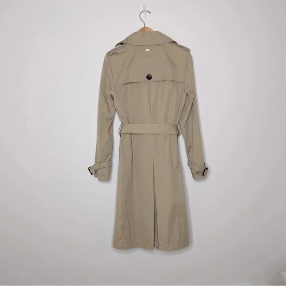 Ellen Tracy full length Trench Coat in Beige minimalist beige esthetic - Picture 8 of 15